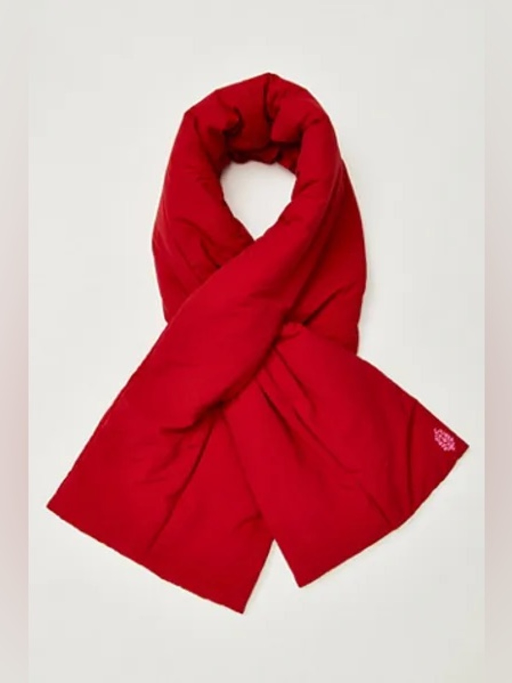 New free people movement Petra puffer scarf red